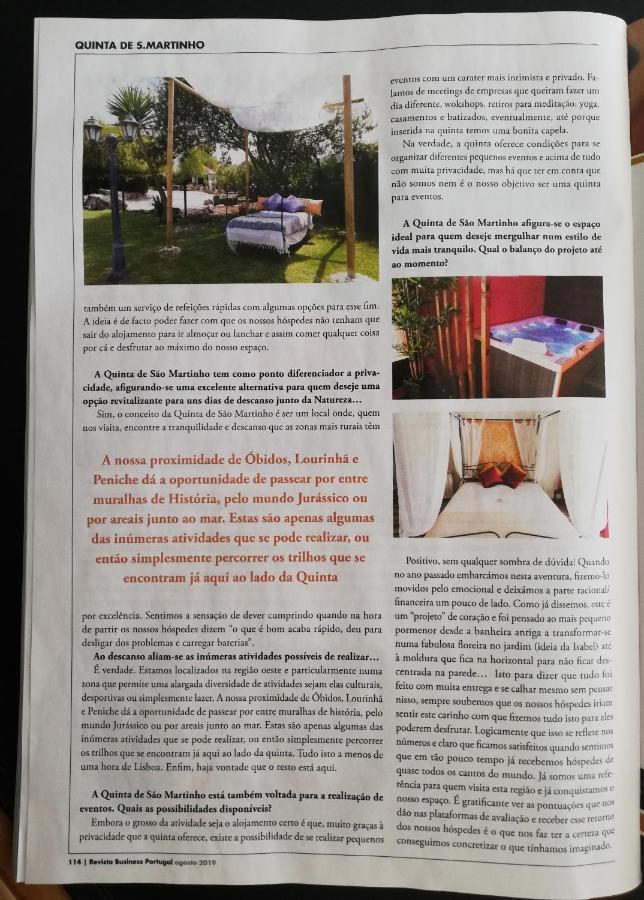 Reguengo Grande Quinta Sao Martinhoヴィラ エクステリア 写真